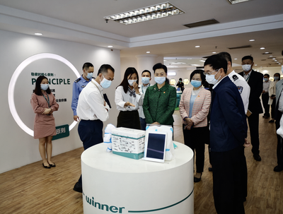林洁调研稳健医疗:为企业发展壮大提供更优质高效服务
